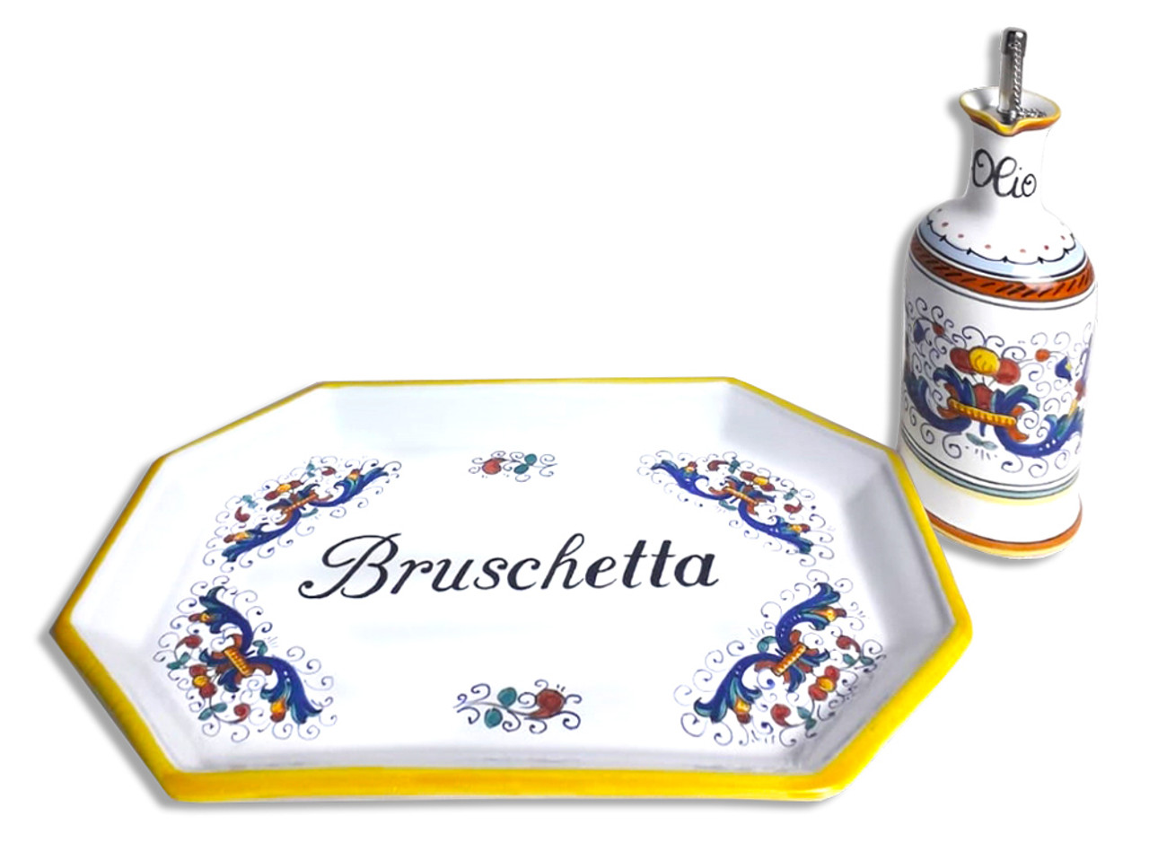 Bruschetta set Ricco Deruta Pottery Store Made In Italy