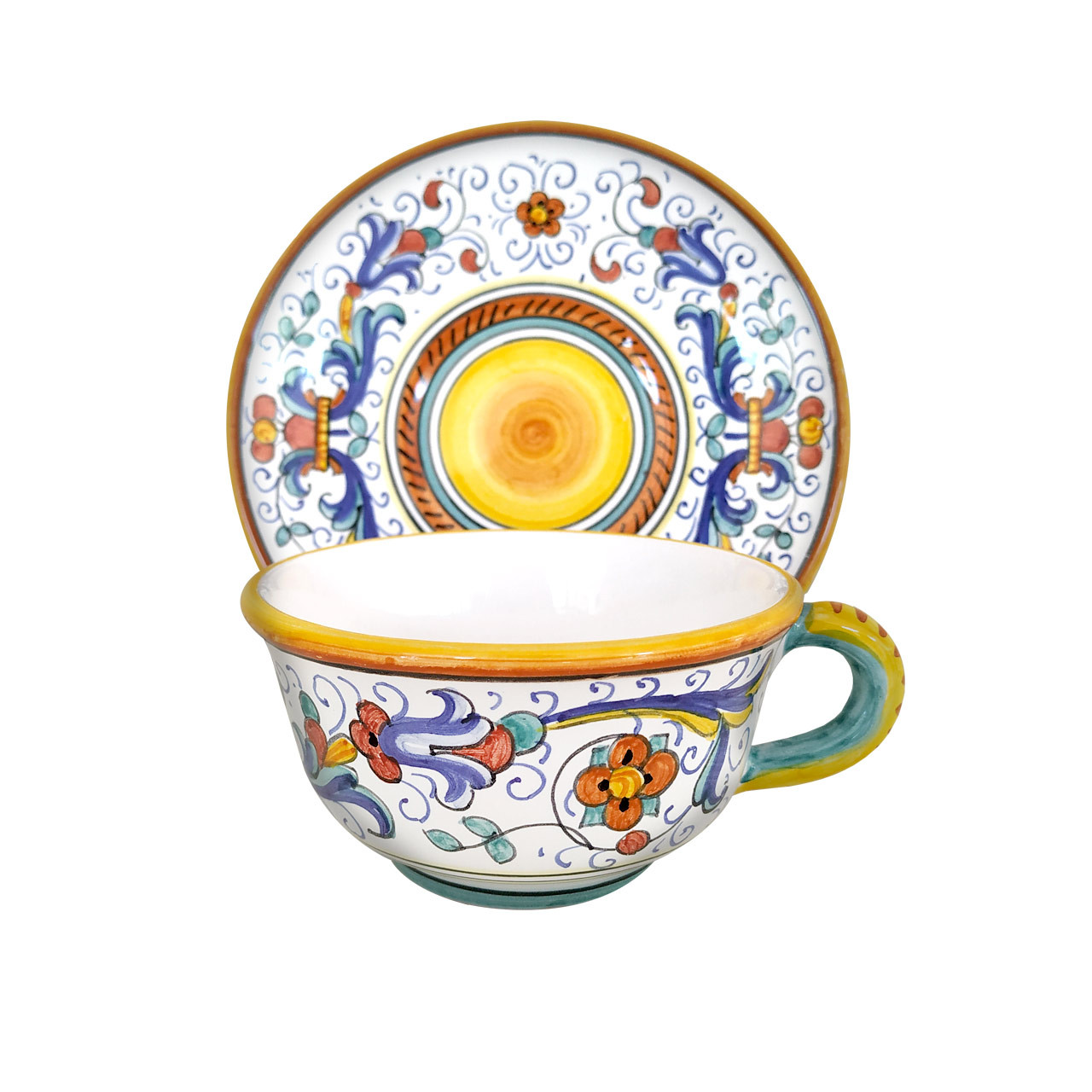 Ricco Deruta Tea Cup | Mod Deruta made in Italy