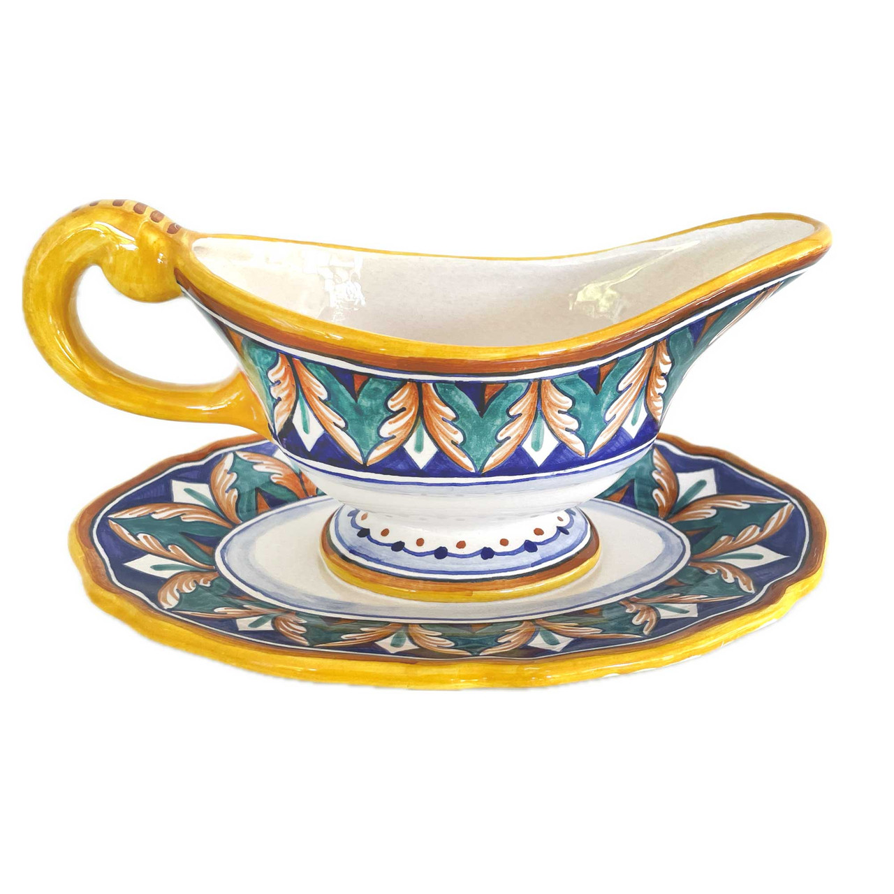 Mod Ceramics Gravy Boat Saucer