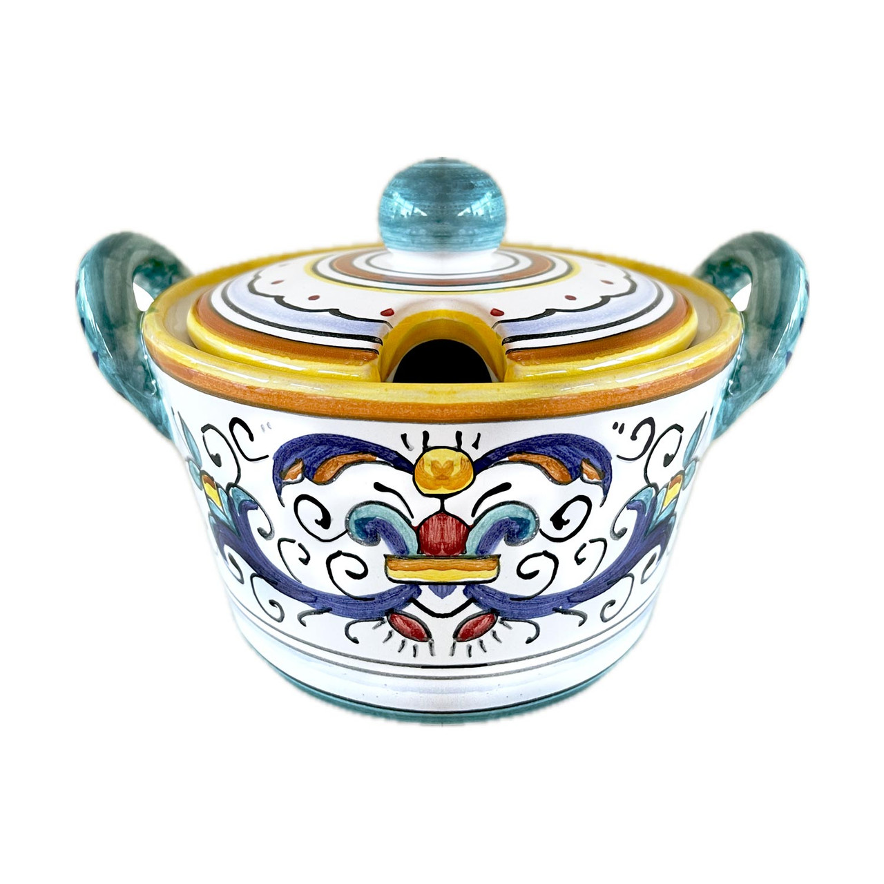 Cheese Holder Ricco Deruta | Authentic pottery of Deruta