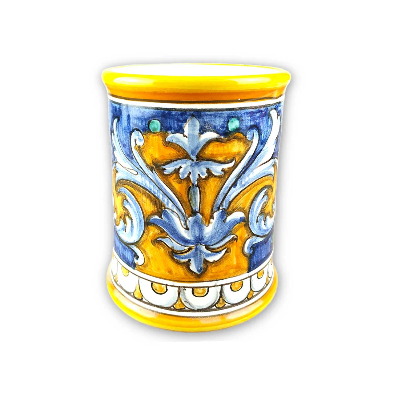 Utensil Holder - Vecchia Deruta - Italian Ceramics