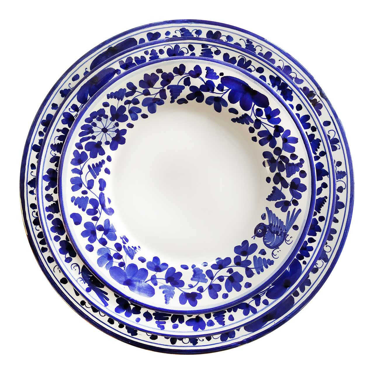 Piral Italian Terracotta 3-Pc Set Midnight Blue