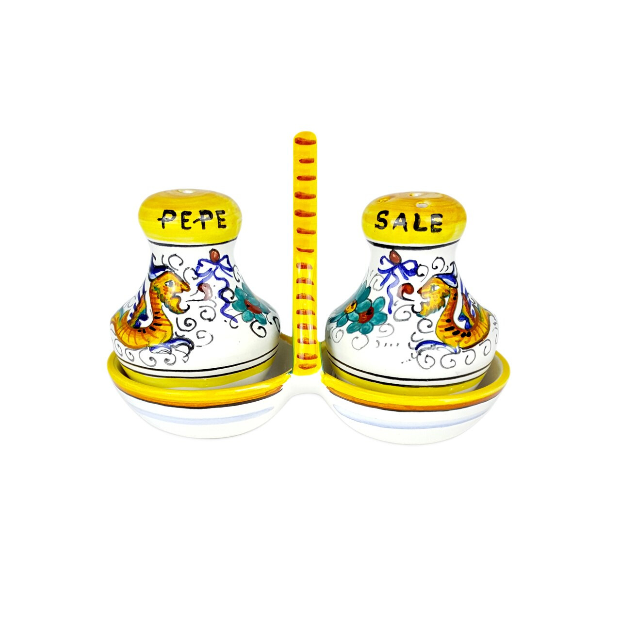 Italian Pottery Raffaellesco Deruta | Salt and Pepper