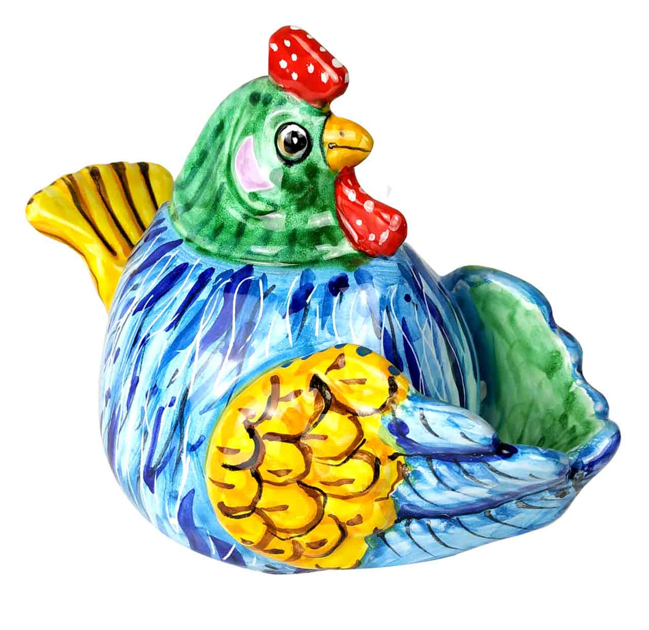 Deruta ceramics Chicken | Ceramic Italy | Handpainted