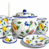 Light Fruits Italian pottery