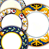 Italian pottery UNDER PLATES