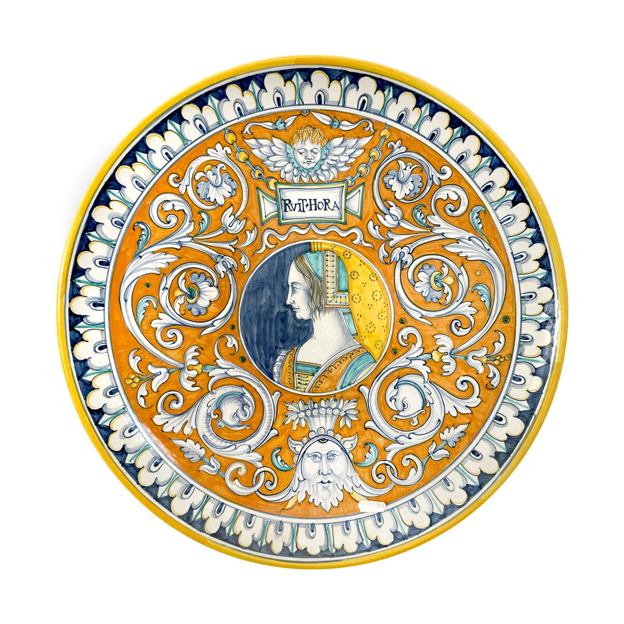 Ceramic wall plate