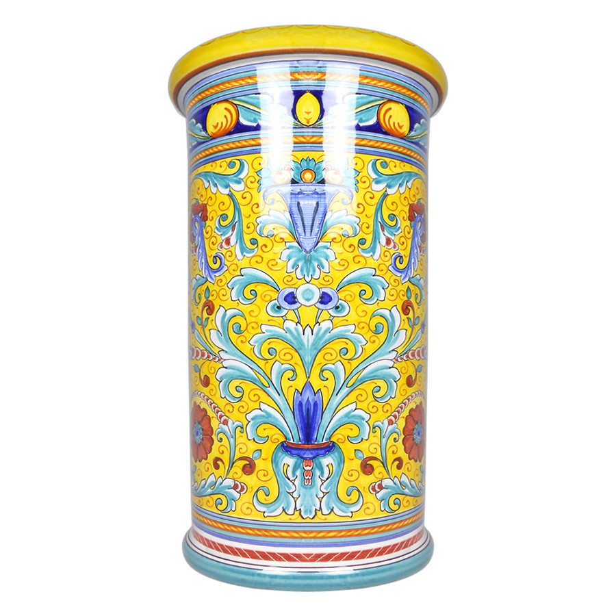 Ceramic Umbrella stands Umbrella Stand Deruta Handmade