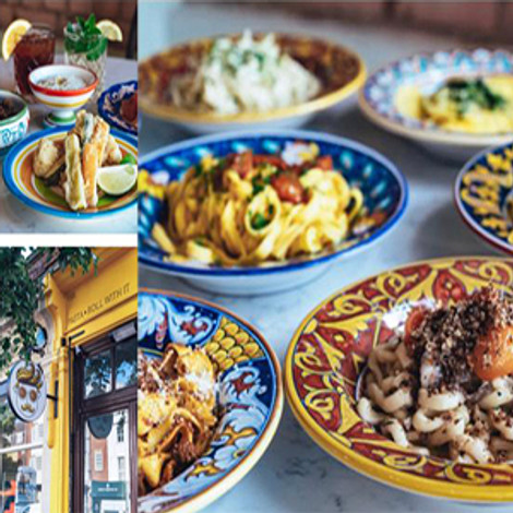 Deruta's ceramics in restaurants around the world