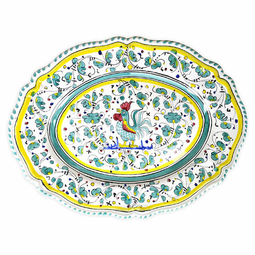 Oval Serving Galletto Deruta