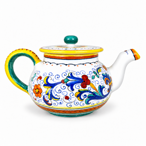 Ricco Deruta Teapot hand painted