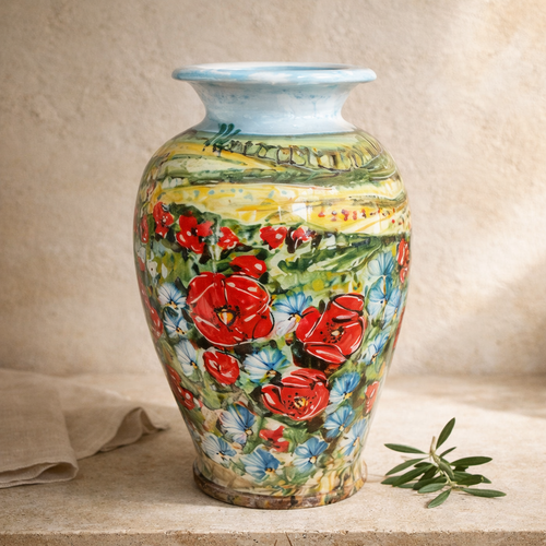 Mod Deruta_Umbria colletion_ vase of pottery