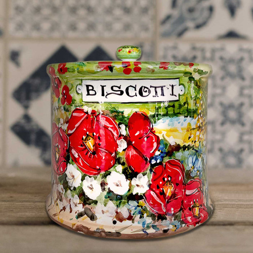 Italian Ceramic -Jar-Mod-Deruta