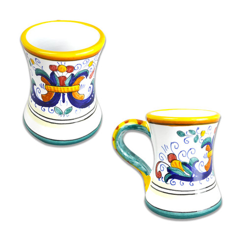 Ricco Deruta ceramic limoncello shot glasses - set of 2 – Bellezza Home