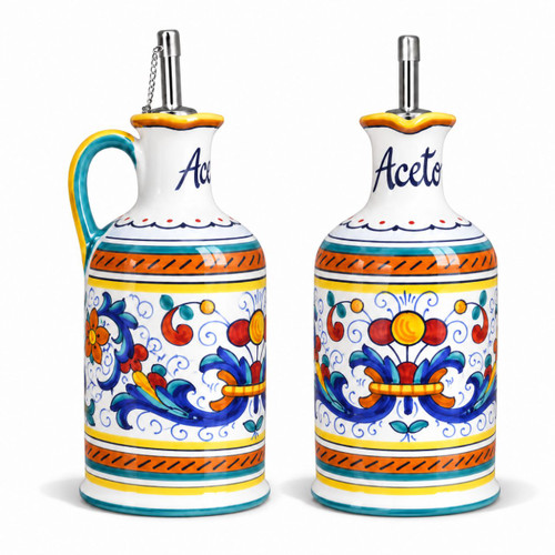 Ricco-Deruta-Vinegar-Bottle-Pottery-dinnerware