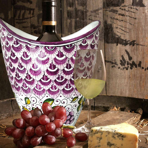 Italian Ceramic Wine Holder | Handmade