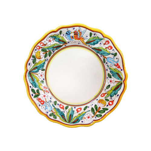Deruta-Salad-Plate-Love-Birds-Mod-Ceramics