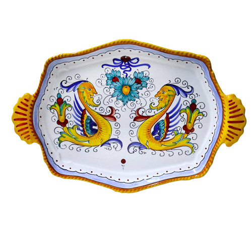 パイプ　Raffaello ラファエロ RIMINI イタリア製　台座セット Raffaellesco Tray Of Pottery | Original Of Deruta