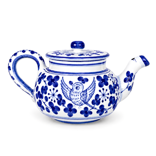Arabesco Blue Tea Cup_Deruta Ceramics by mod