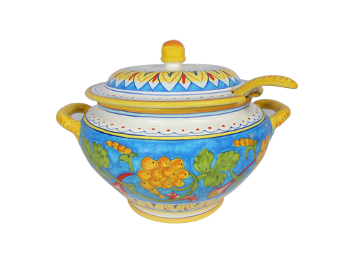 Italian Ceramic Soup Tureen