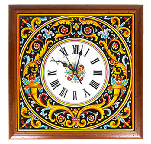 Cornucopia Nera Clock