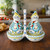 Italian Ceramic Oil and Vinegar Set – Hand Painted Deruta