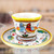 Hand-painted Love Birds Italian ceramic espresso cup-MOD Deruta