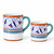 Penny Traditional mug – hand-painted Italian majolica coffee mug, Deruta pottery made in Italy