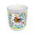 Deruta pottery mug hand painted green water