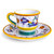 Ricco Deruta espresso cup and saucer