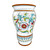 Umbrella stand pottery Deruta lateral vision