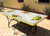 Stone dining table with fruits handmade