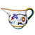 Hand painted italian pottery roman pitcher