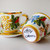 Italian Ceramic espresso cups---Mod-Deruta-Italy
