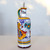 Deruta Raffaellesco vinegar bottle at an angle, Italian majolica