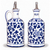 Italian-Pottery-Oil-Bottle-Arabesco-Blu