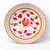 italian serving bowls Galletto Red_Mod Deruta