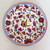 Deruta ceramics salad plate arabesco rosso