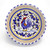 Deruta ceramic bowl galletto blu_mod deruta