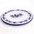 Italian  pottery pizza plate rooster blu
