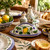 iTALIAN CERAMIC BUTTERDISH HANDMDE IN ITALY_LIGHT FRUITS