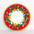 Corallo pottery plate_mod deruta Heritage