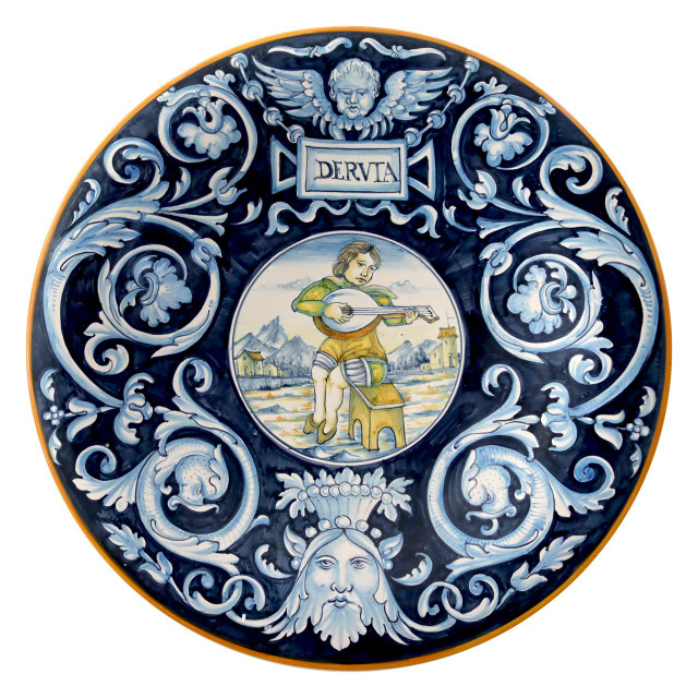 Decorative Ceramic Wall Plate Italian Ceramic Plate Mod
