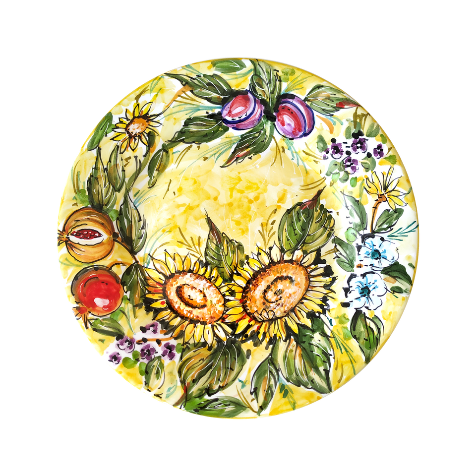 Italian pottery Under Plates Original Pottery of Italy