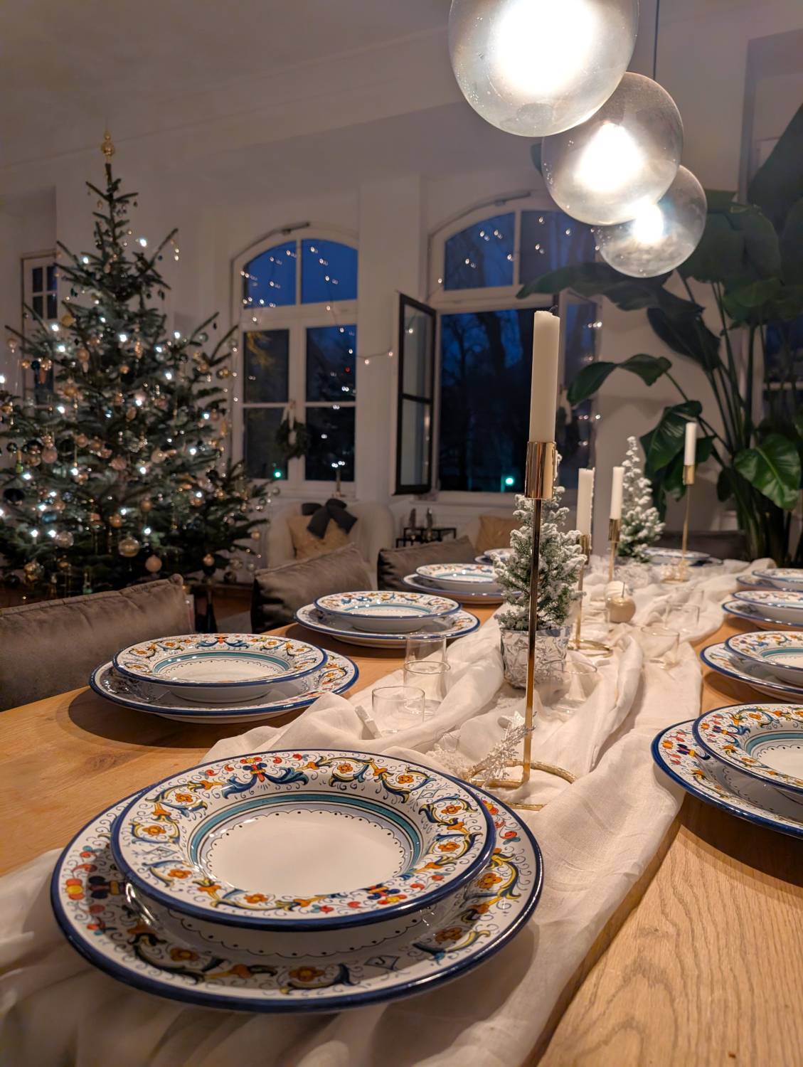 Italian dinnerware set Ricco Deruta collection handmade — MOD Deruta Heritage