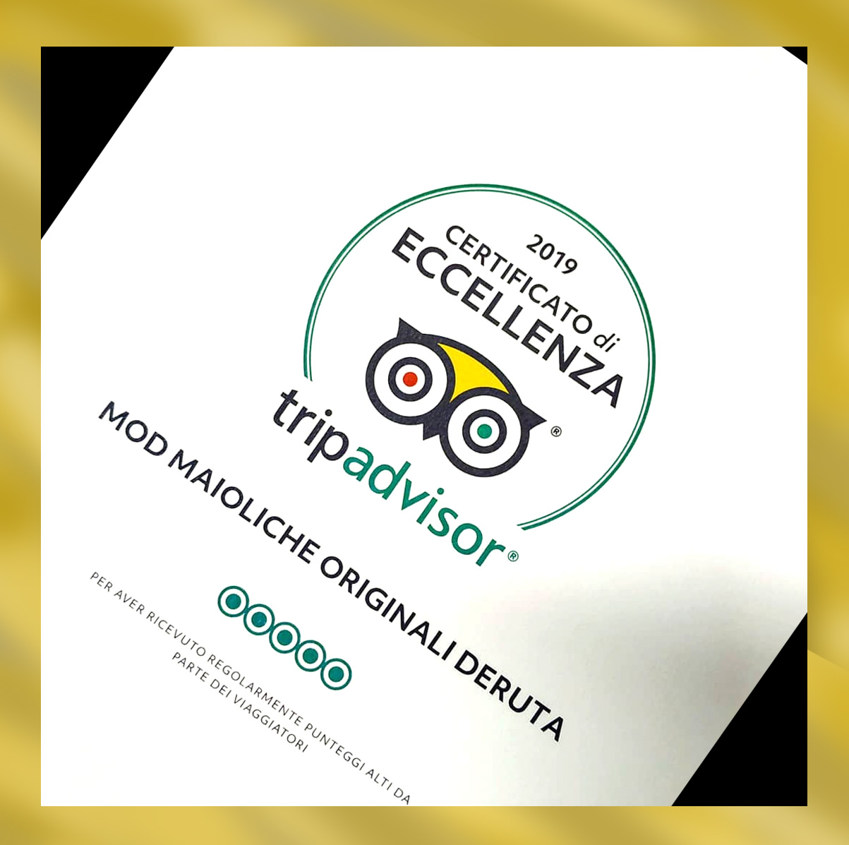 Deruta pottery store for sale trip advisor certificate