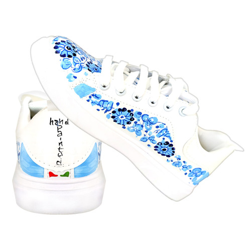 Sneaker Arabesco Light Blu Shoes