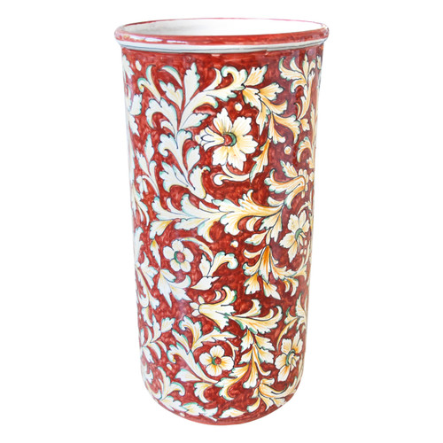 Ceramic Umbrella Stand Authentic of Deruta Mod Ceramics
