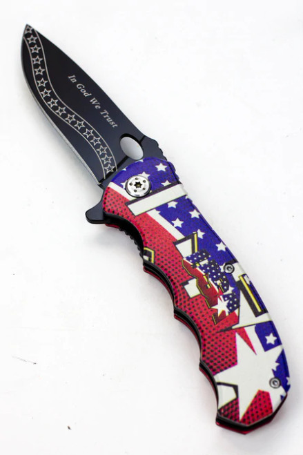 Outdoor rescue hunting knife