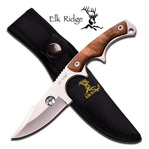 7" OVERALL Elk Ridge Fixed Blade Knife